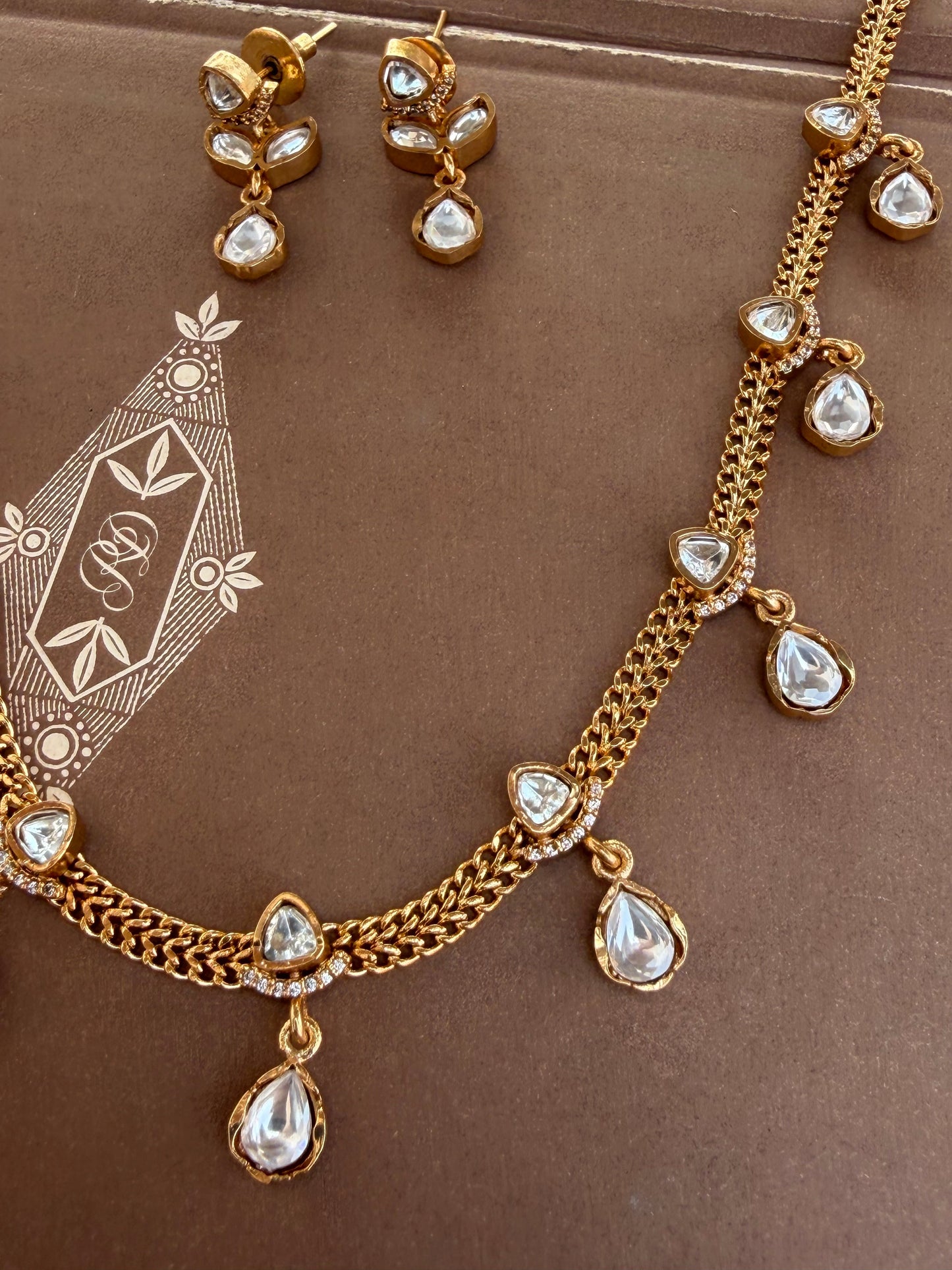 Gargi Polki Necklace Set