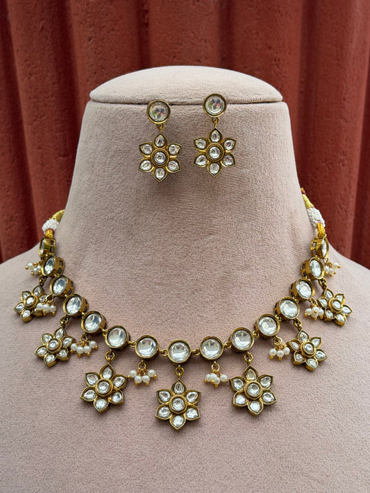 Enara Polki Necklace Set