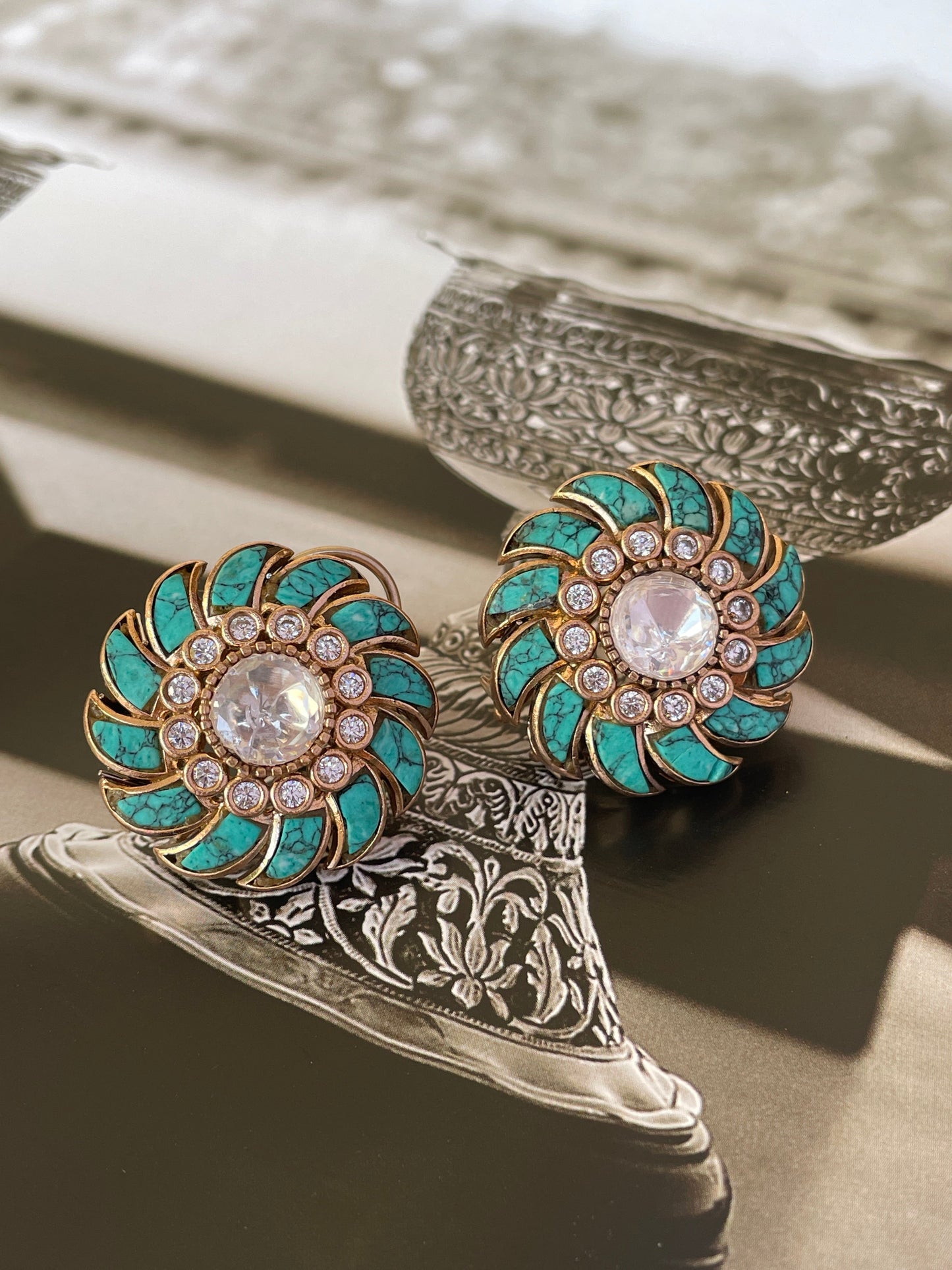 Pre Order- Kaia Turquoise Necklace Set