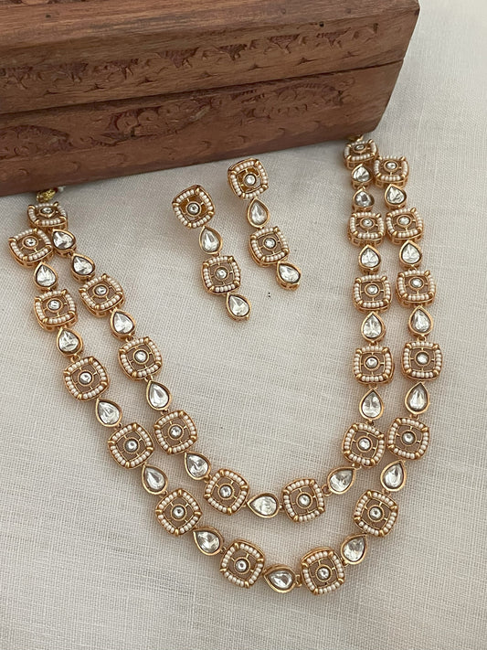 Supriya Polki Classic Double Line Necklace