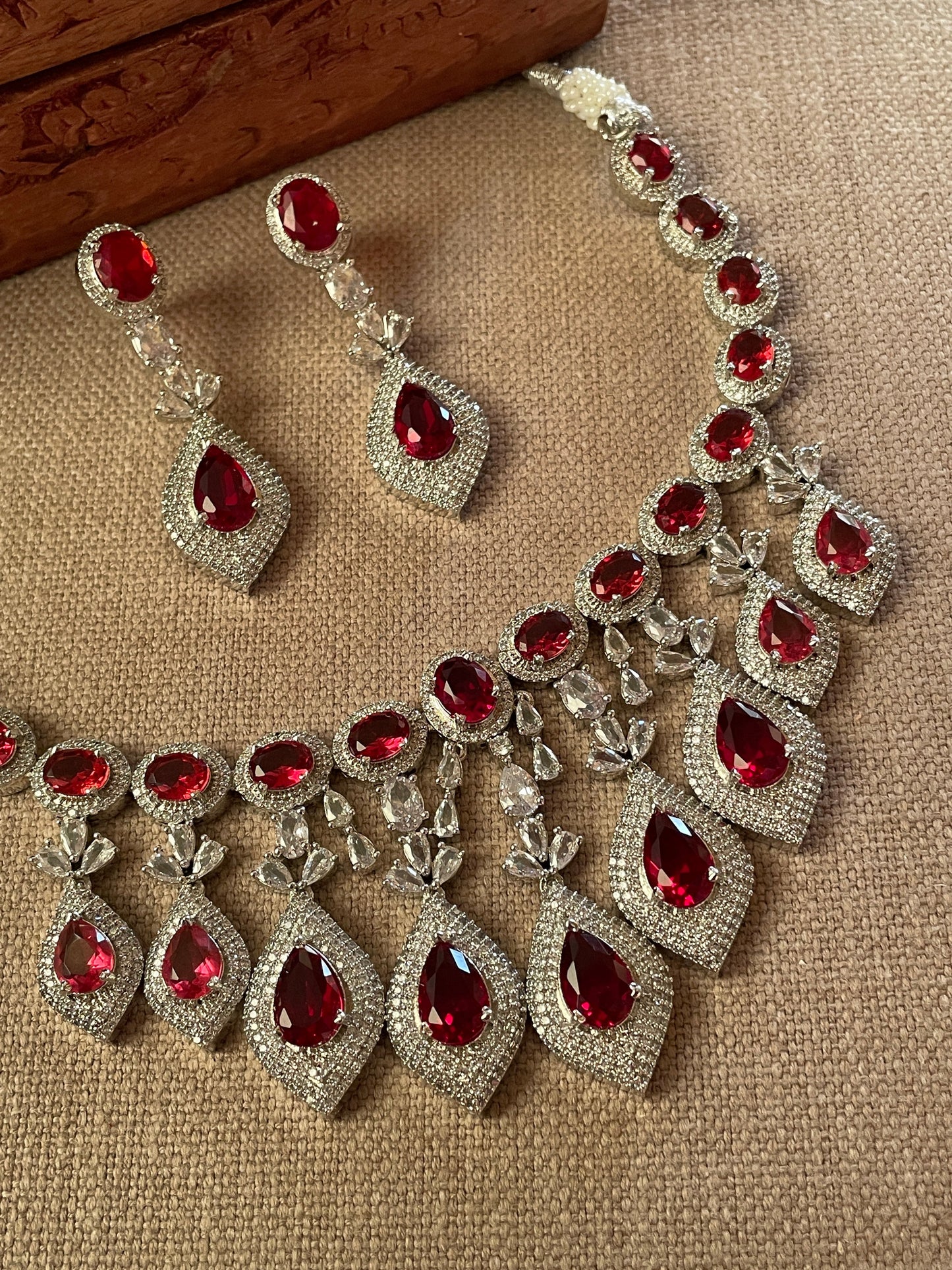 Neeti Faux Diamond Necklace