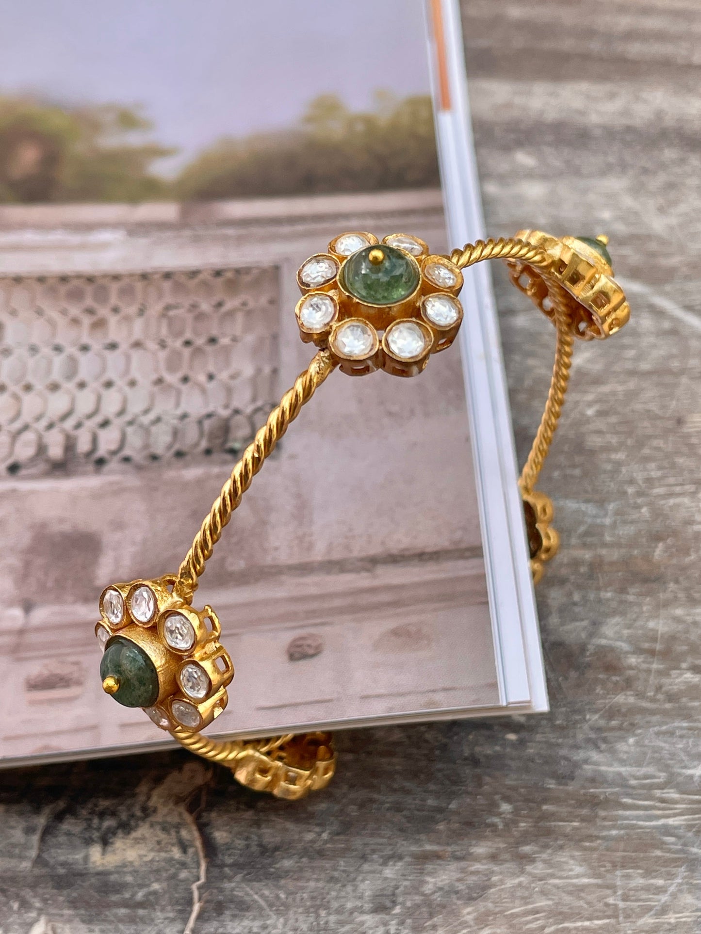 Velora Polki Bracelet Green