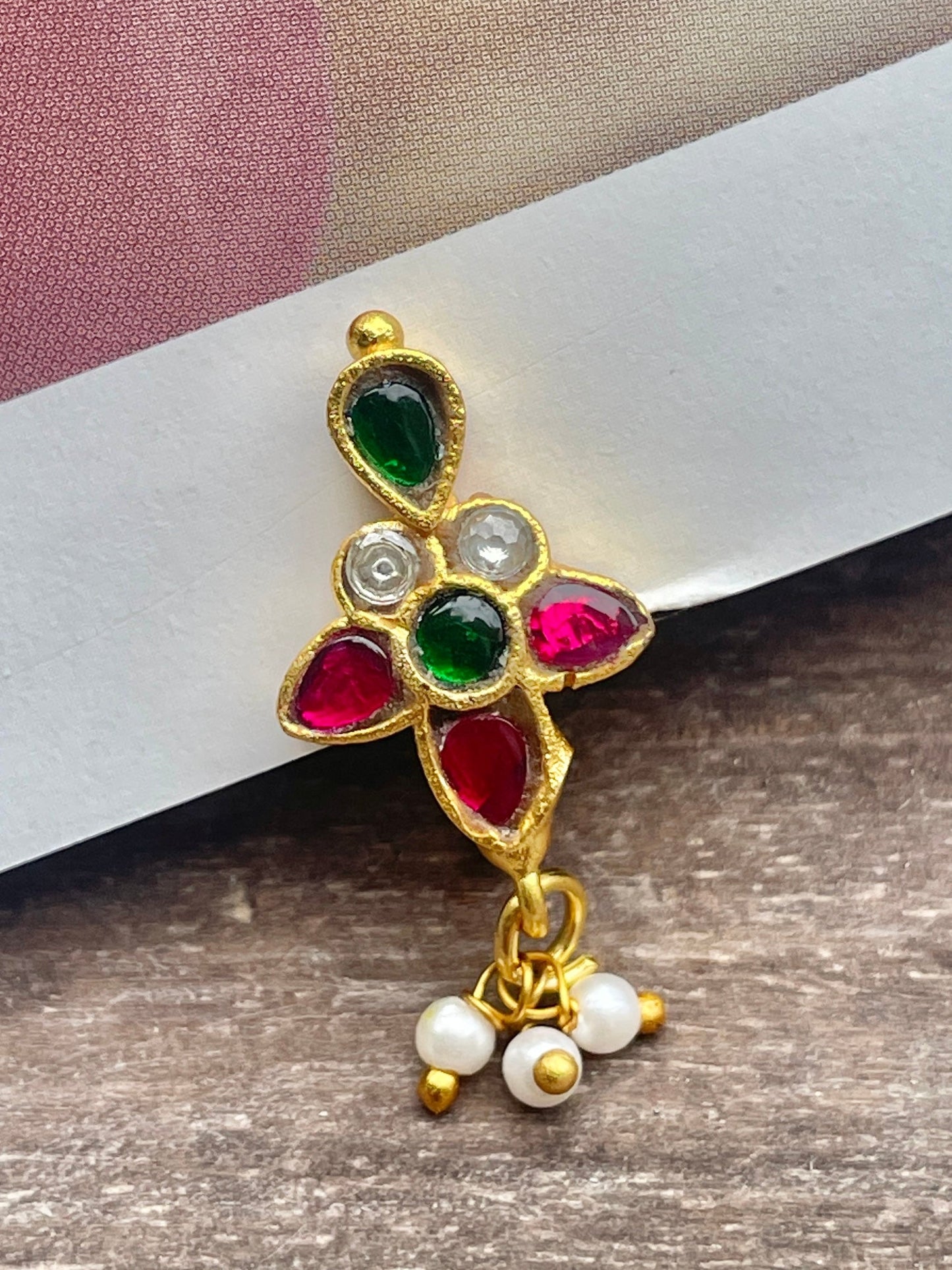 Mugdha Polki Nose Pin