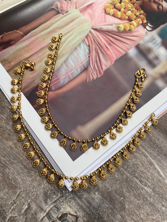 Manjari Antique Finish Payal