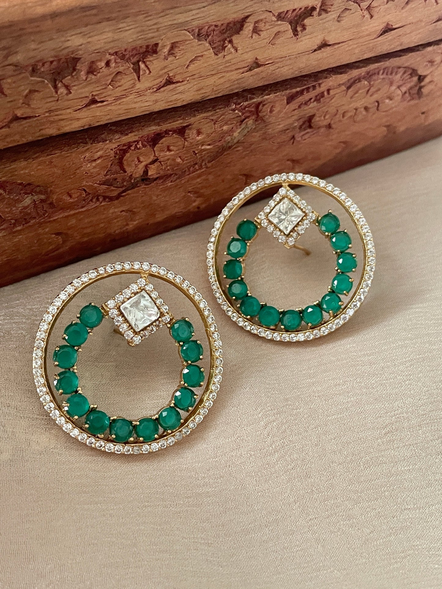 Hansa Zircon Stud Earrings