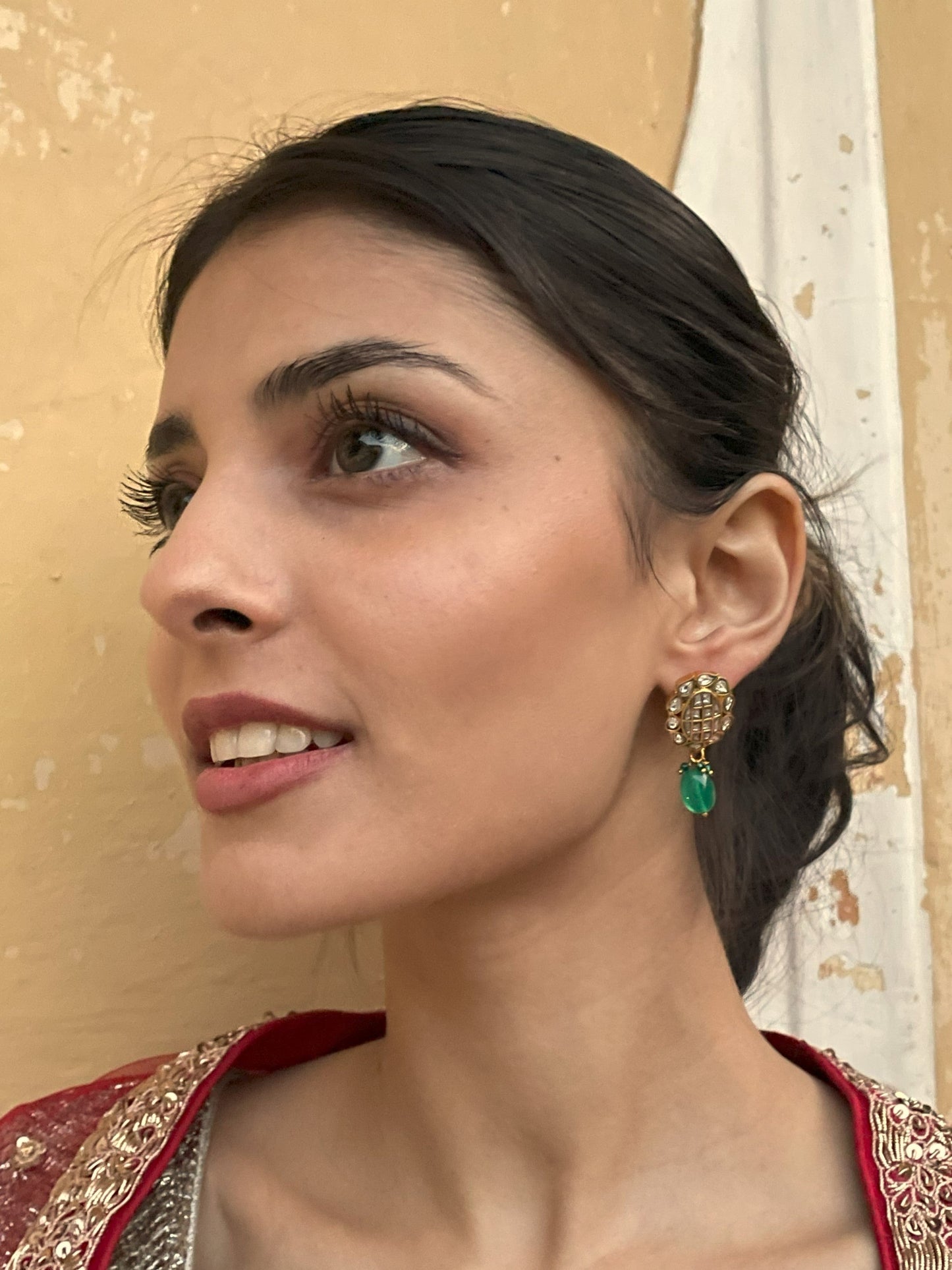 Maitri Polki Stud Earrings