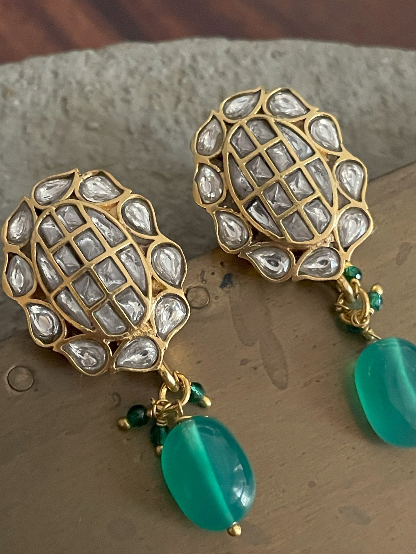 Maitri Polki Stud Earrings