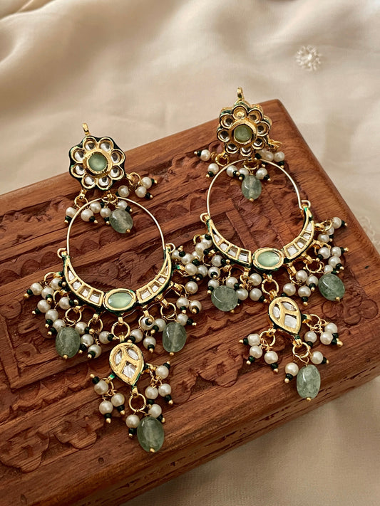 Karnika Kundan Chaandbaali Earrings