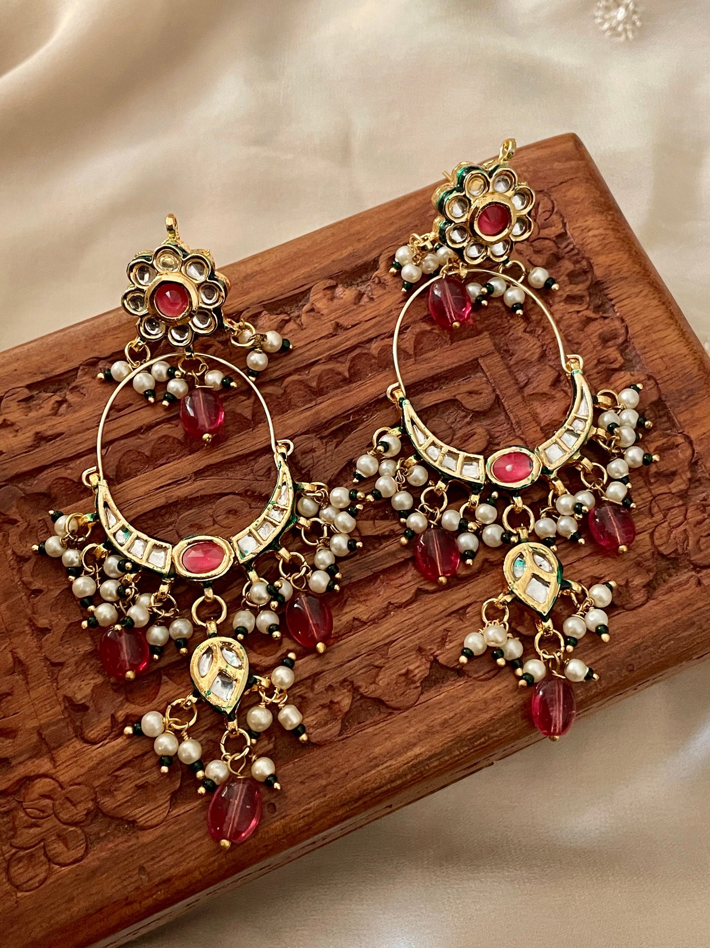 Ratanika Kundan Chaandbaali Earrings