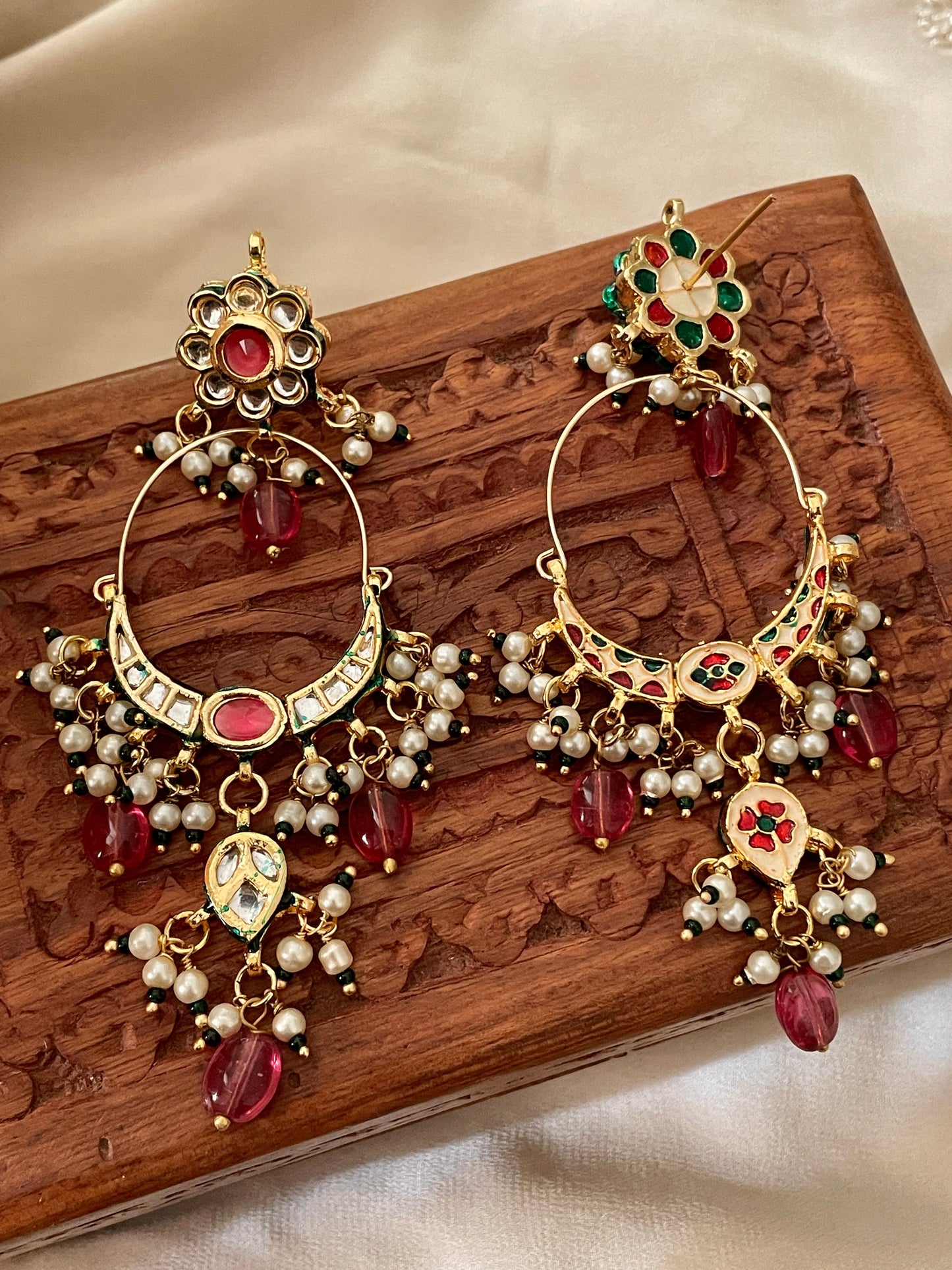 Ratanika Kundan Chaandbaali Earrings