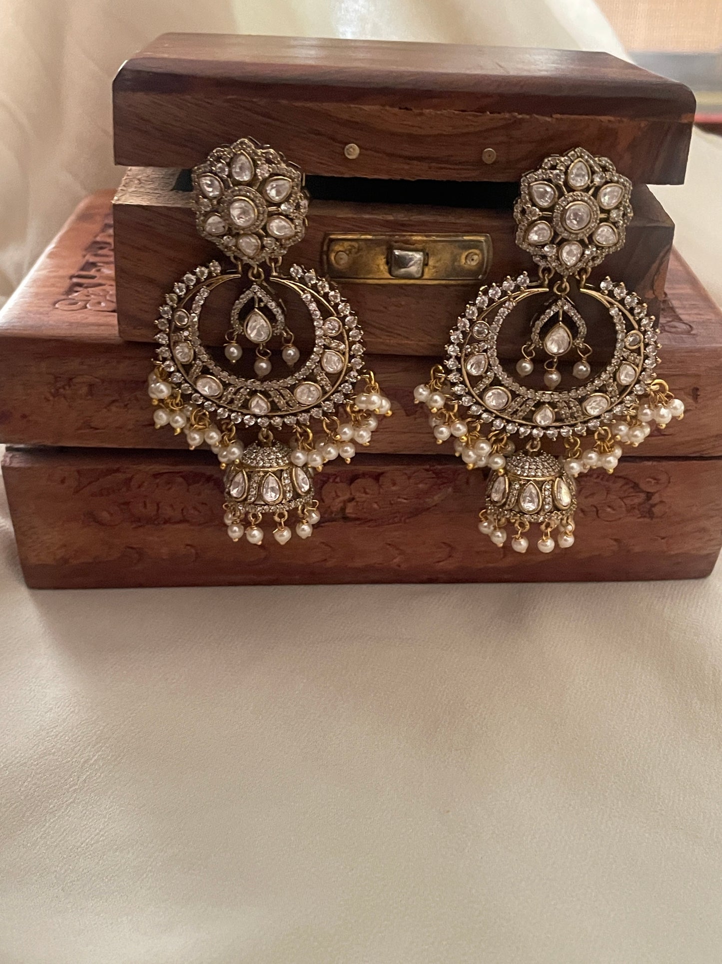 Rajpratap Antique Polki Chaandbaalis