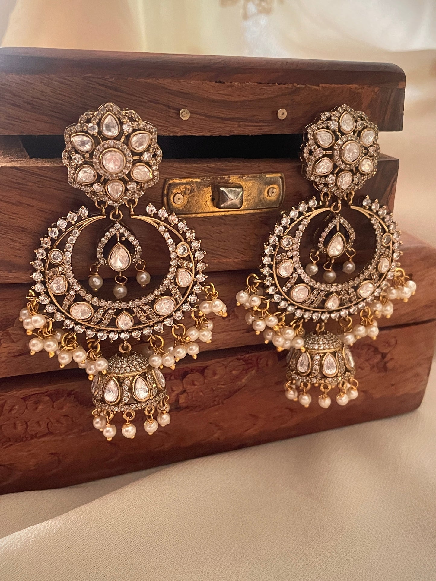 Rajpratap Antique Polki Chaandbaalis