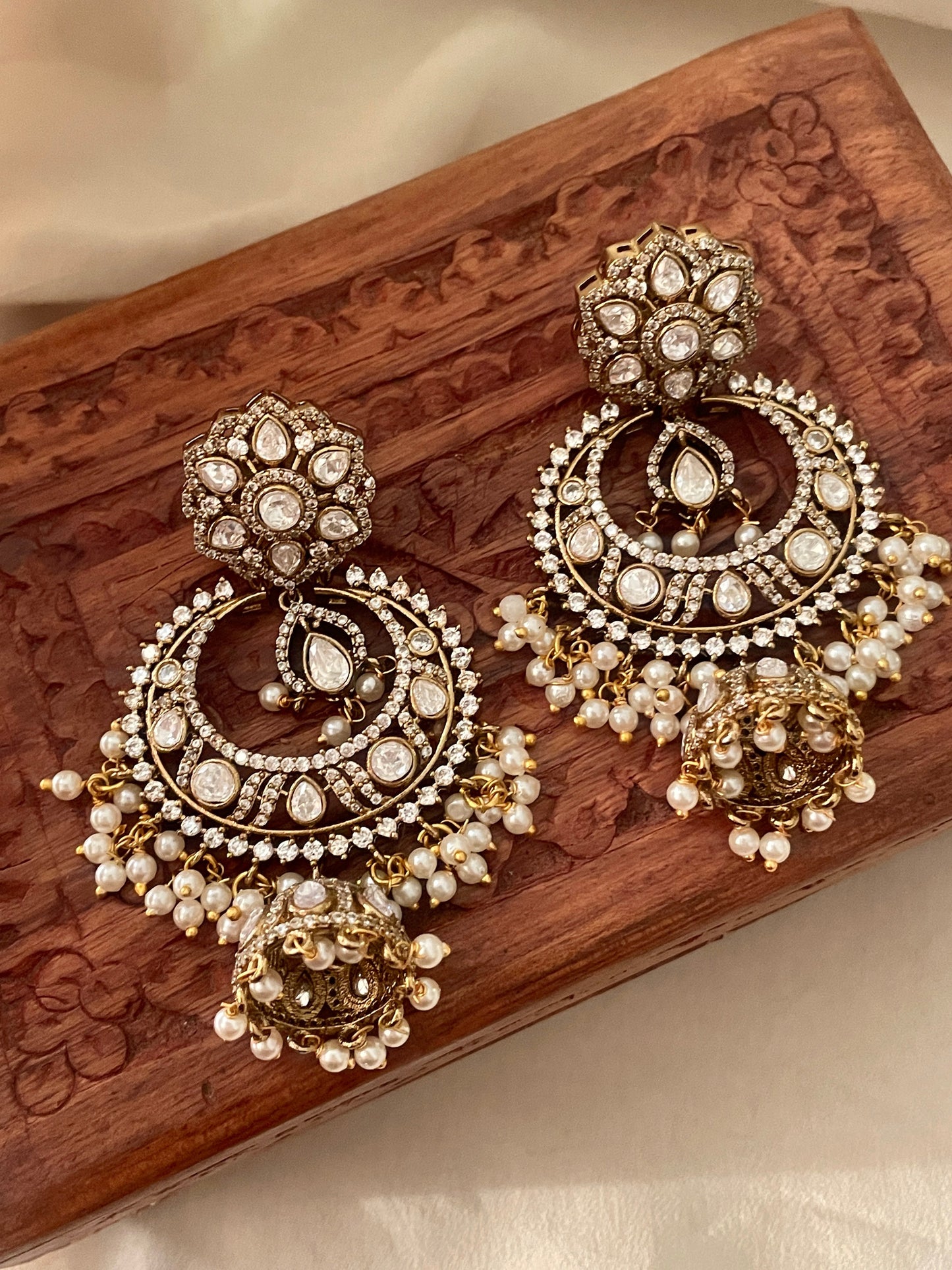 Rajpratap Antique Polki Chaandbaalis