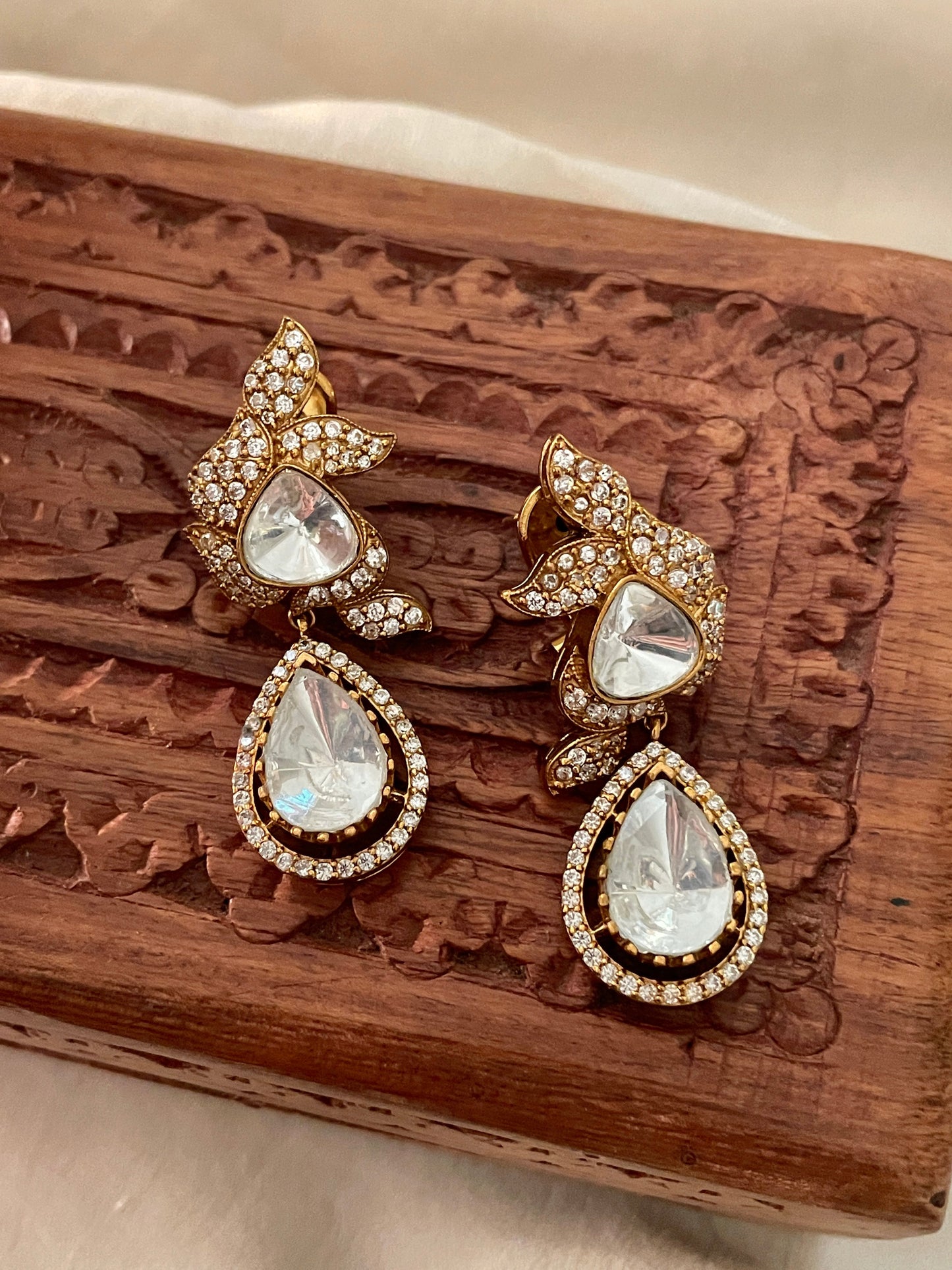 Meher Polki Studs