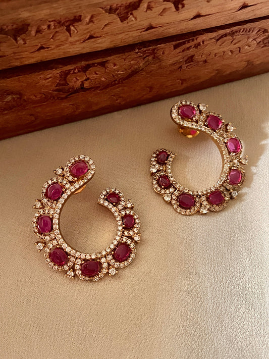 Gulbahar Ruby Earrings