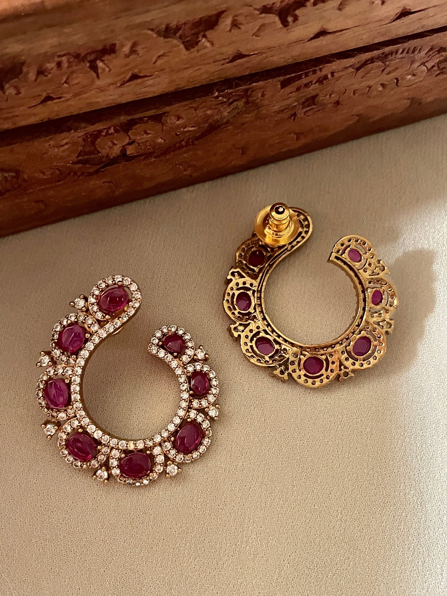 Gulbahar Ruby Earrings