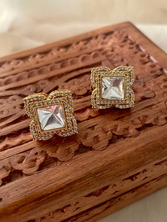 Ambika Kundan Studs