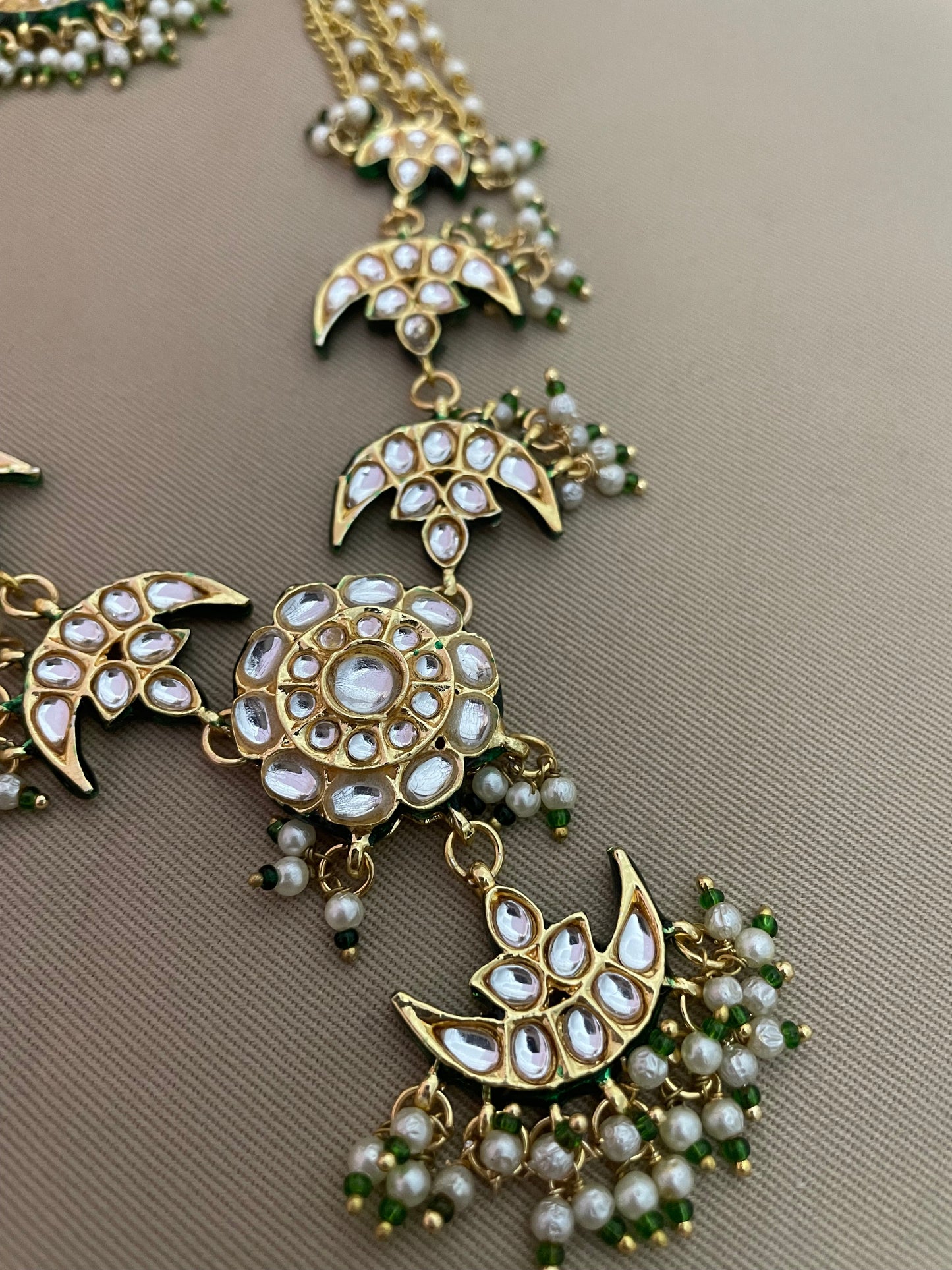 Maahi Kundan Gold Finish Necklace Set