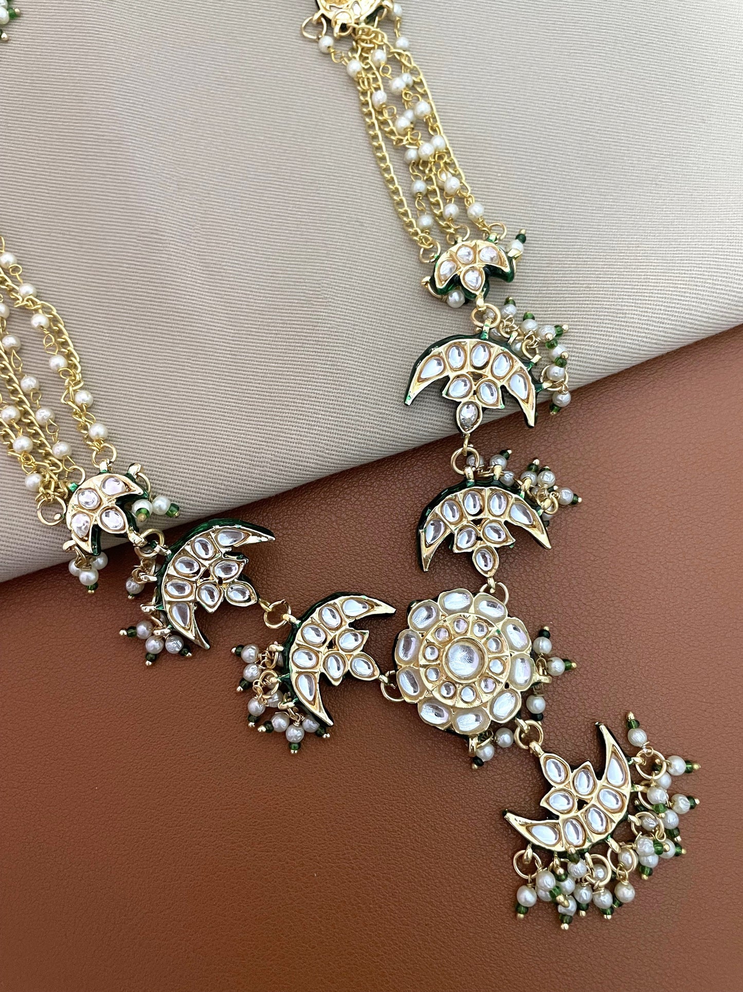 Maahi Kundan Gold Finish Necklace Set