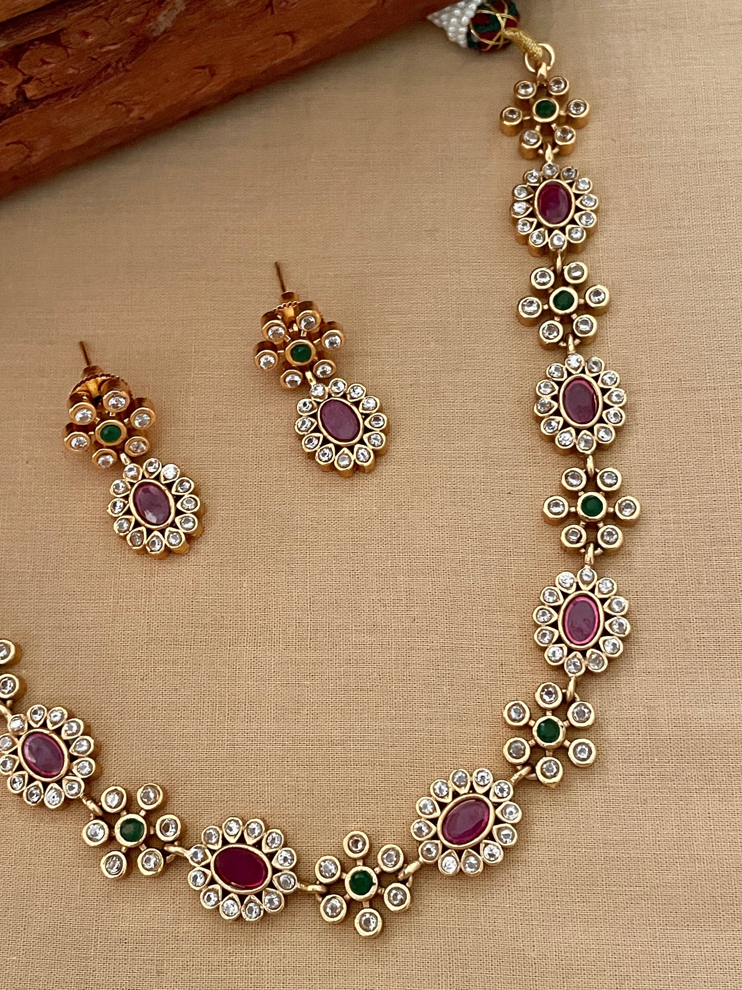 Kusum Antique Necklace Set