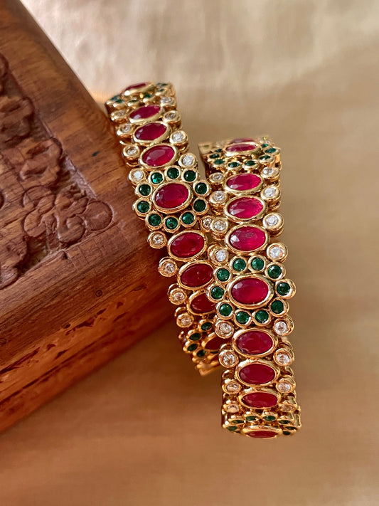 Zehra Studded Bangle Set