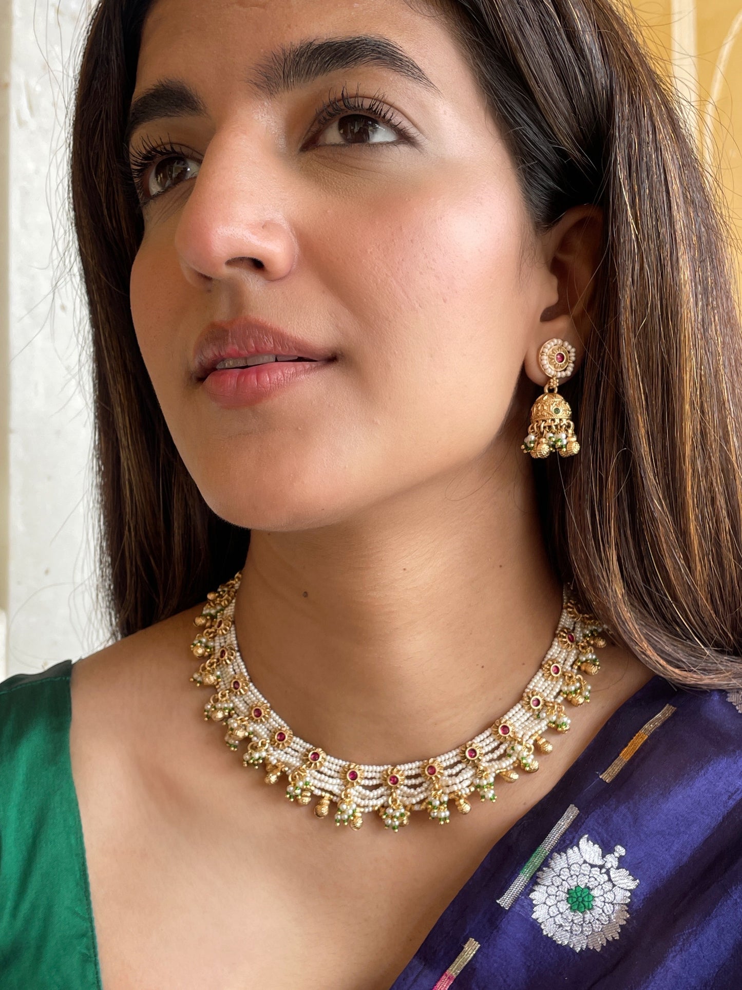 Grace Pearl Necklace Set