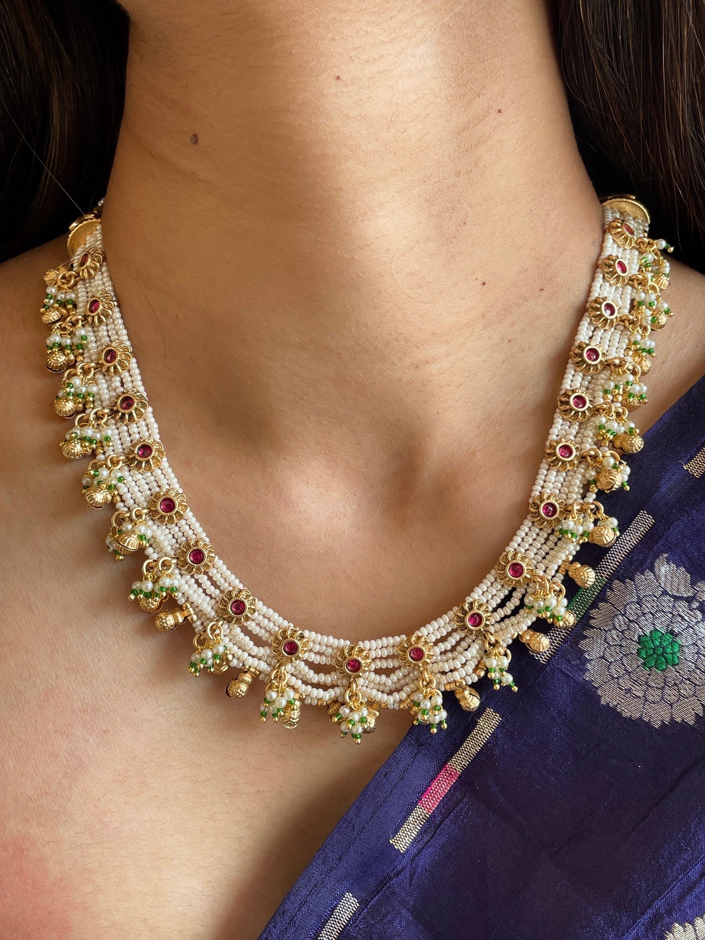 Grace Pearl Necklace Set