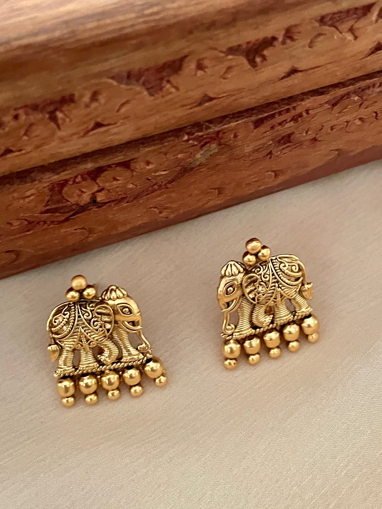 Nishtha Antique Temple Necklace Set