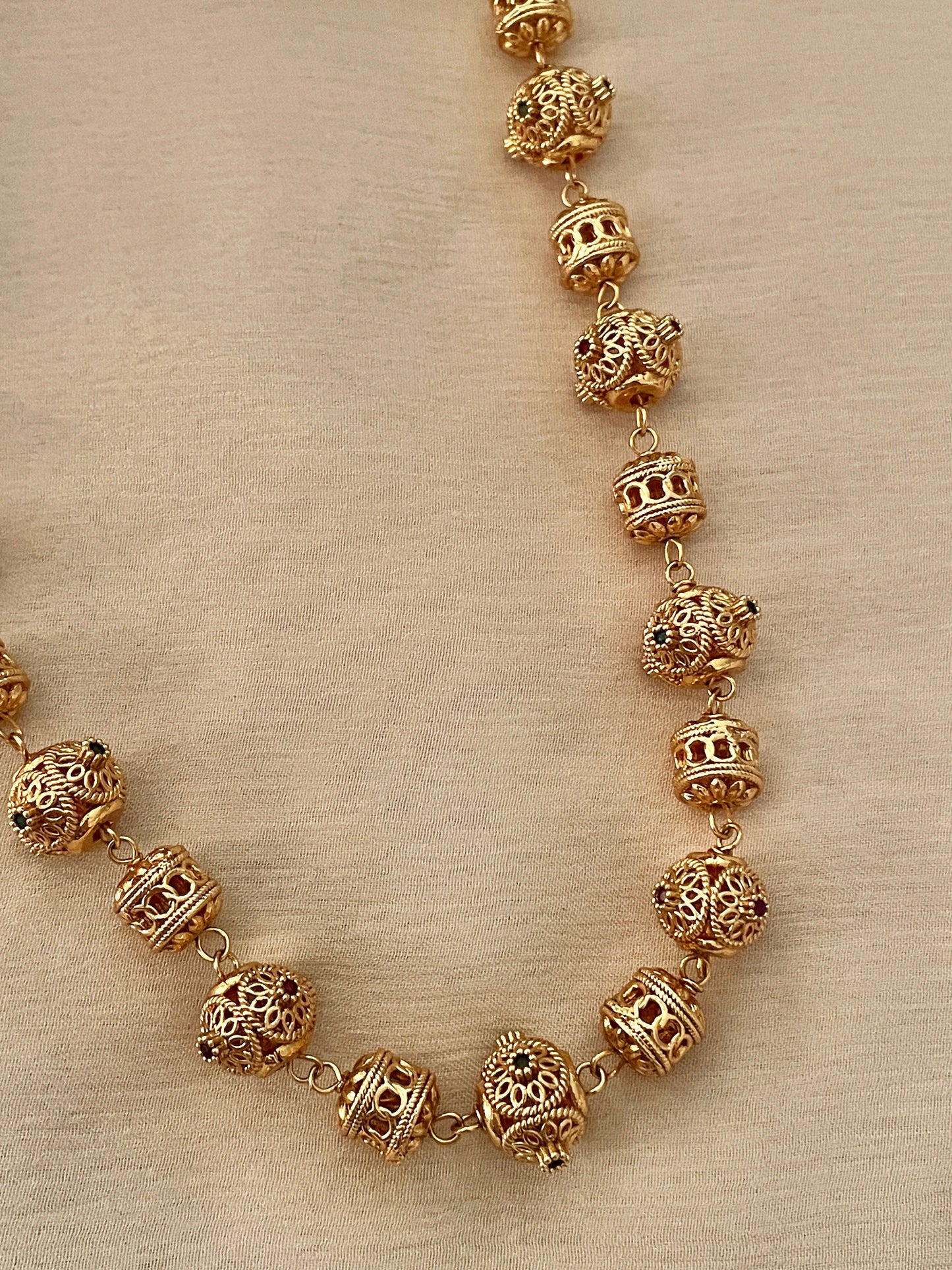 Lata Long Necklace Set