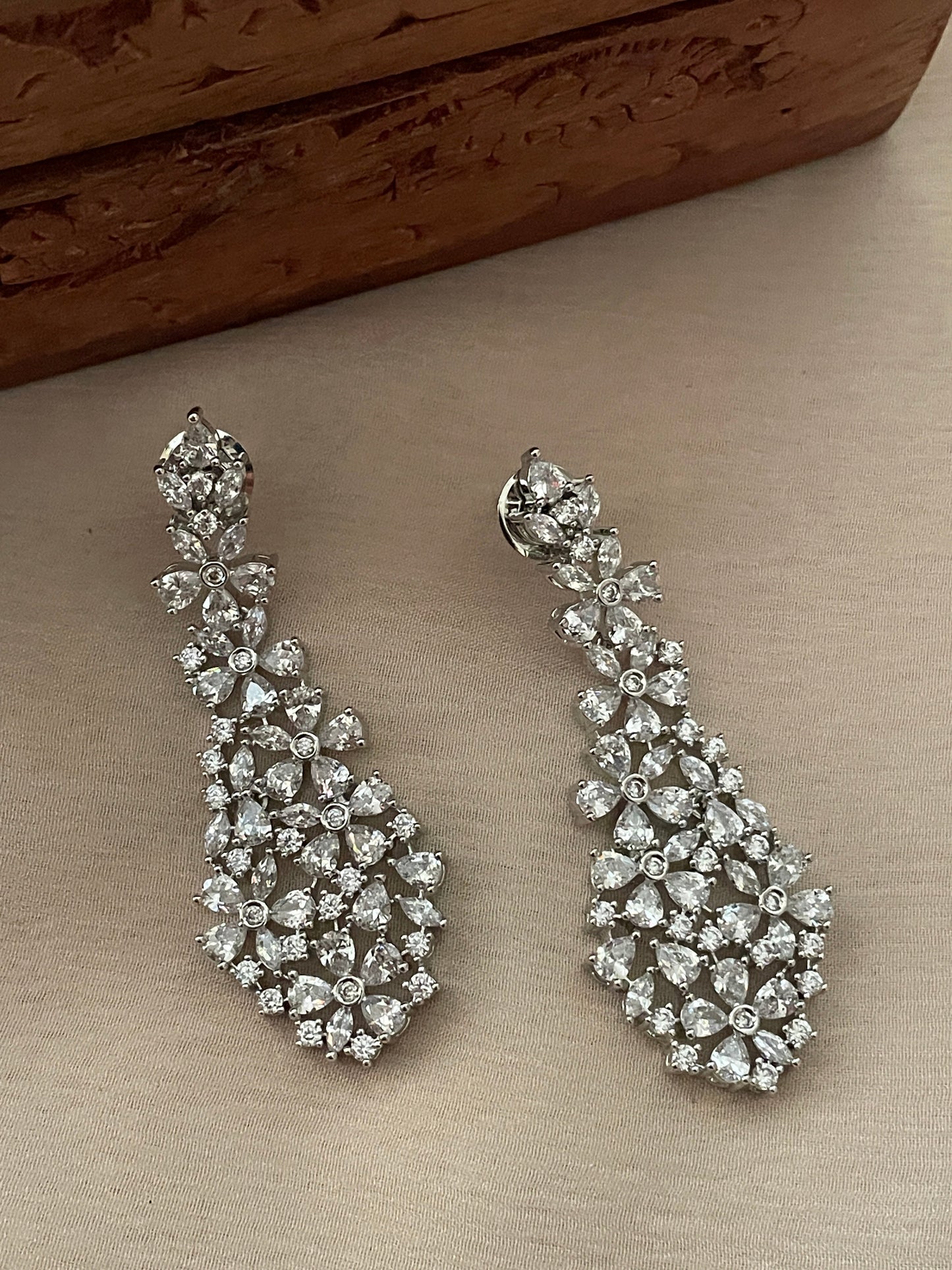 Bahara Zircon Dangler Earrings