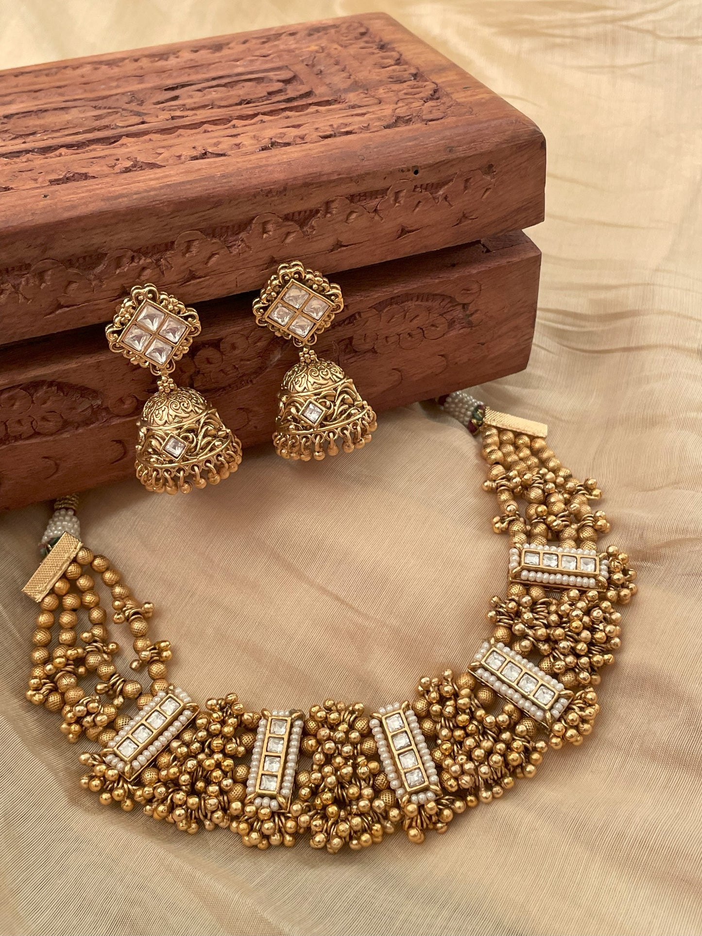 Arya Ghungroo Necklace Set