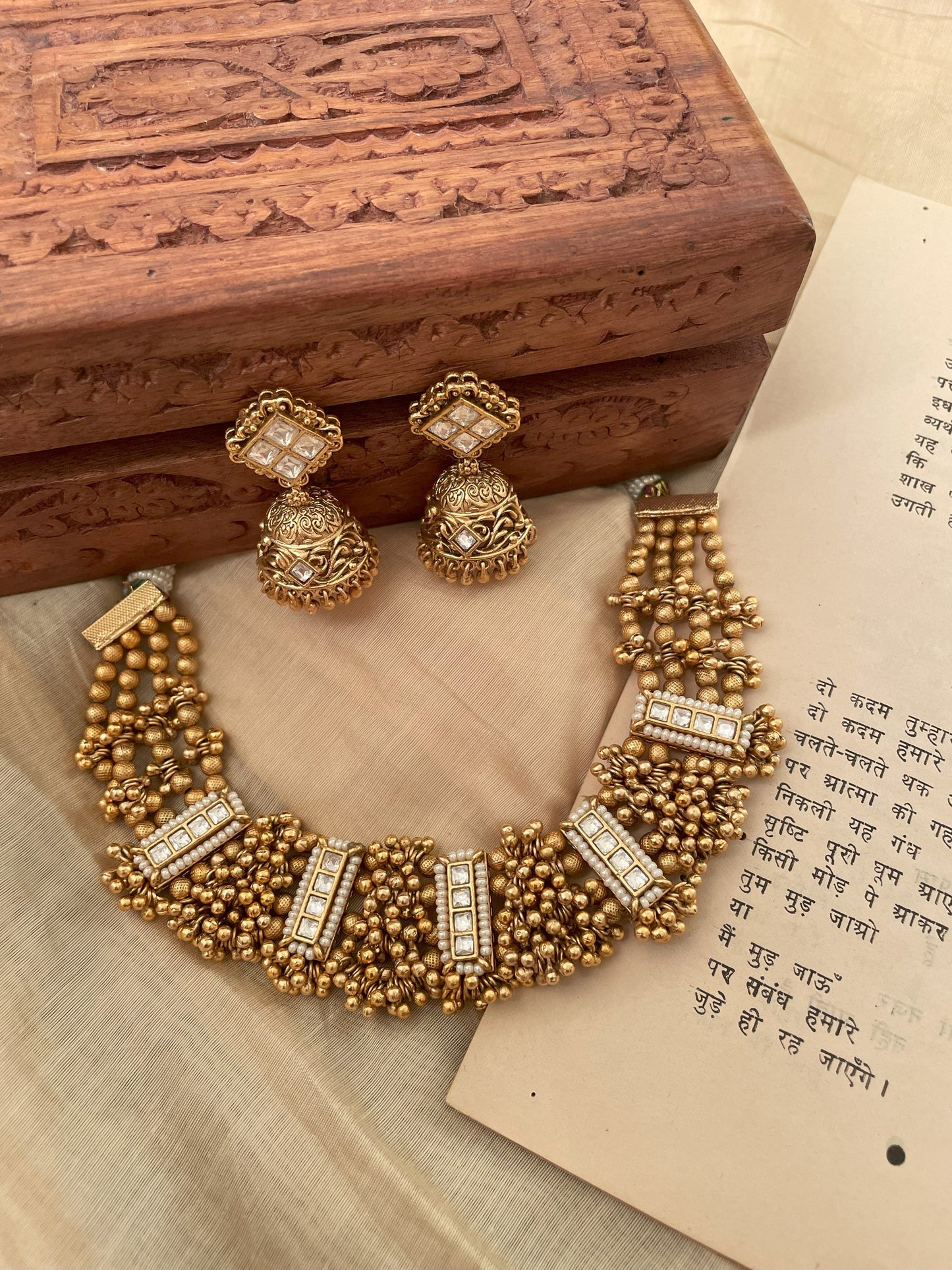 Arya Ghungroo Necklace Set
