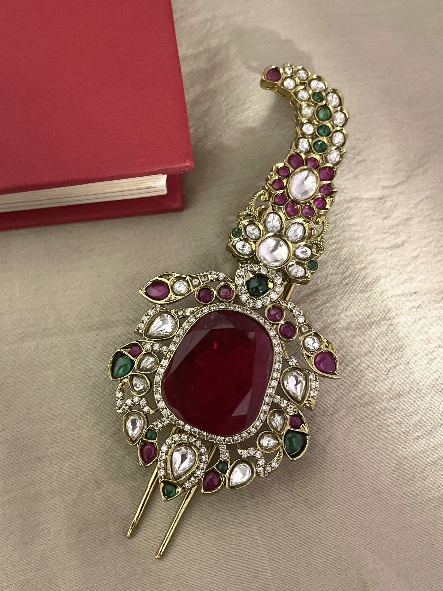 Sawai Ruby Polki Kalgi