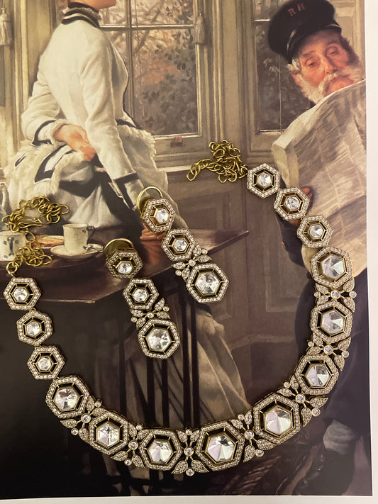 Apsara Polki Necklace Set