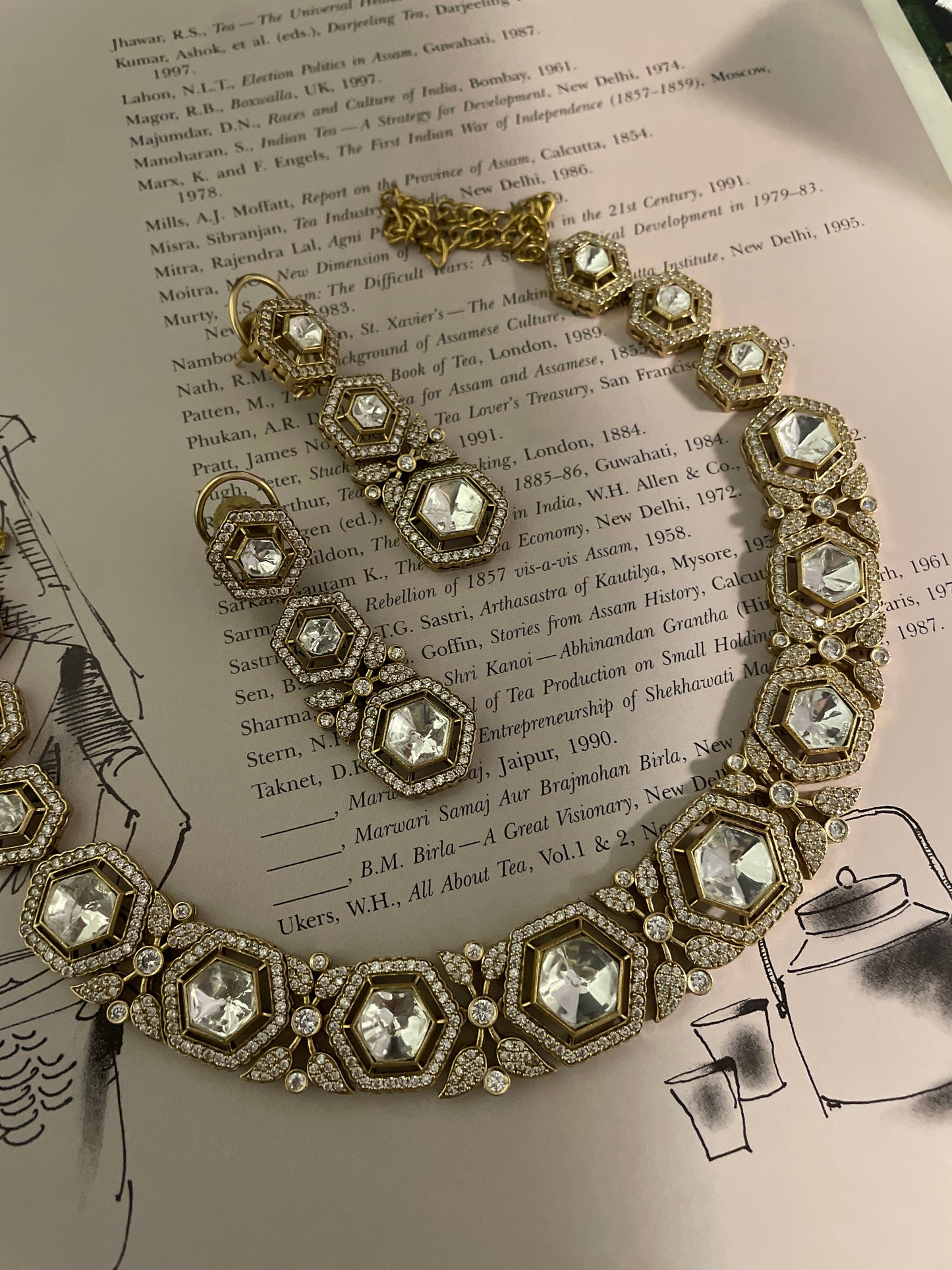 Apsara Polki Necklace Set