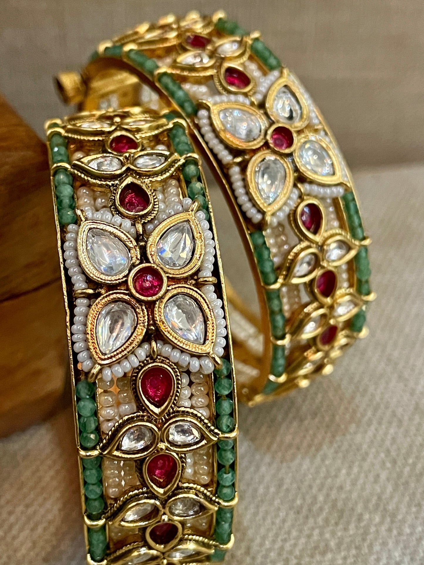 Shringaar Polki Bangle Set
