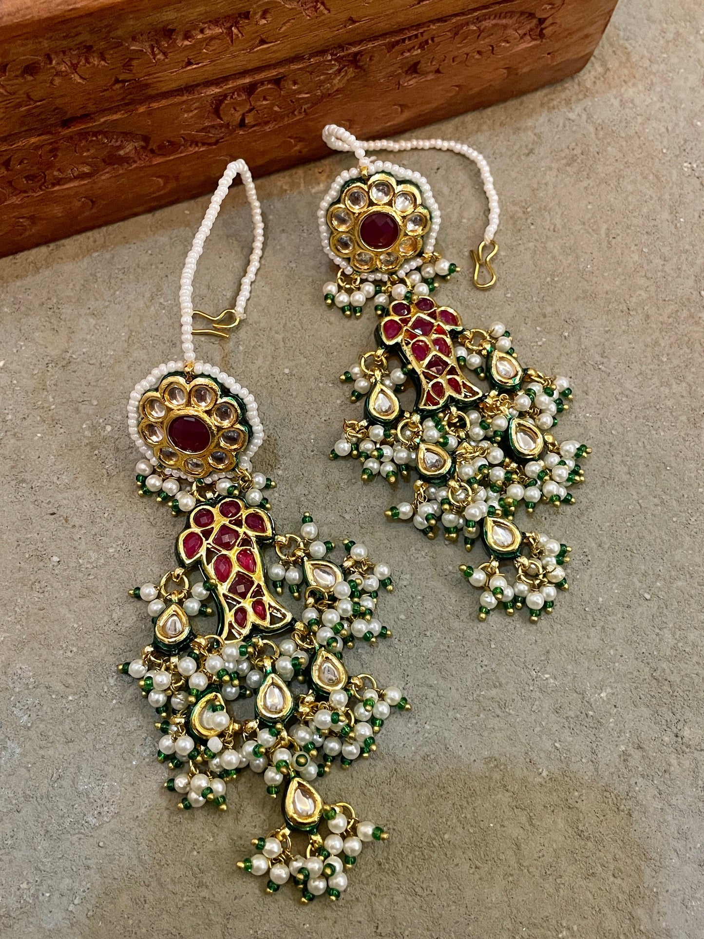 Kaya Kundan Earrings