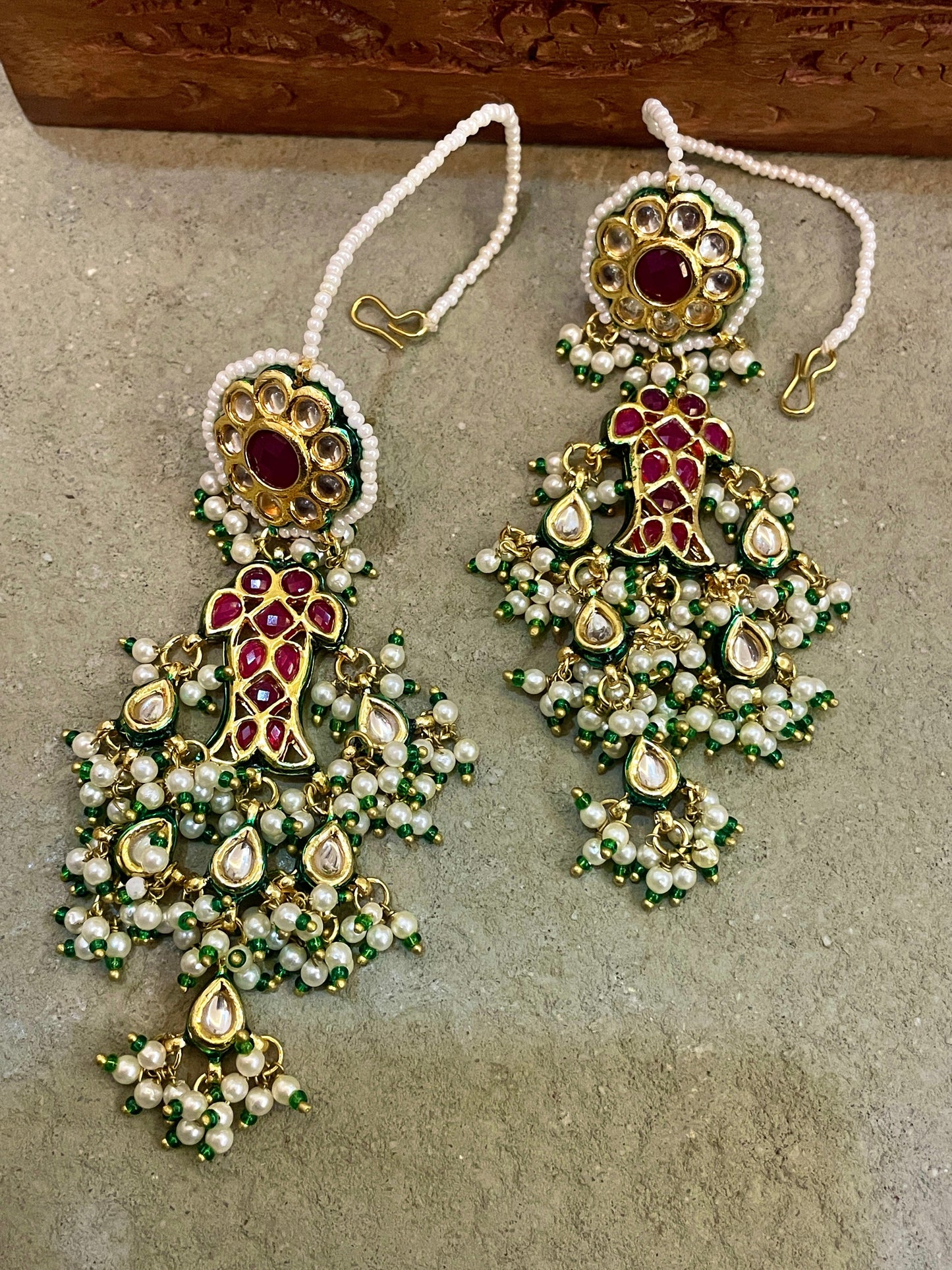 Kaya Kundan Earrings