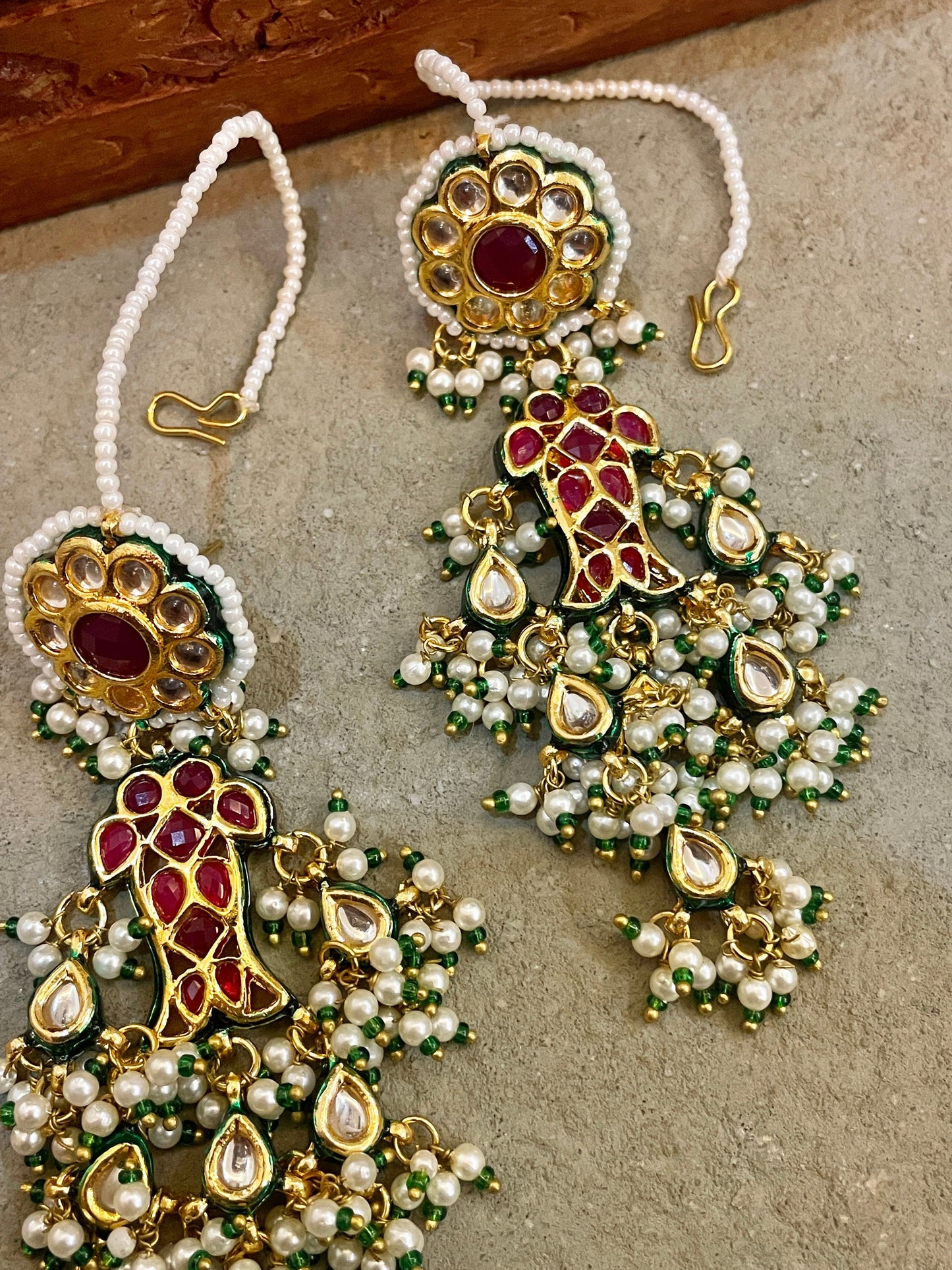 Kaya Kundan Earrings
