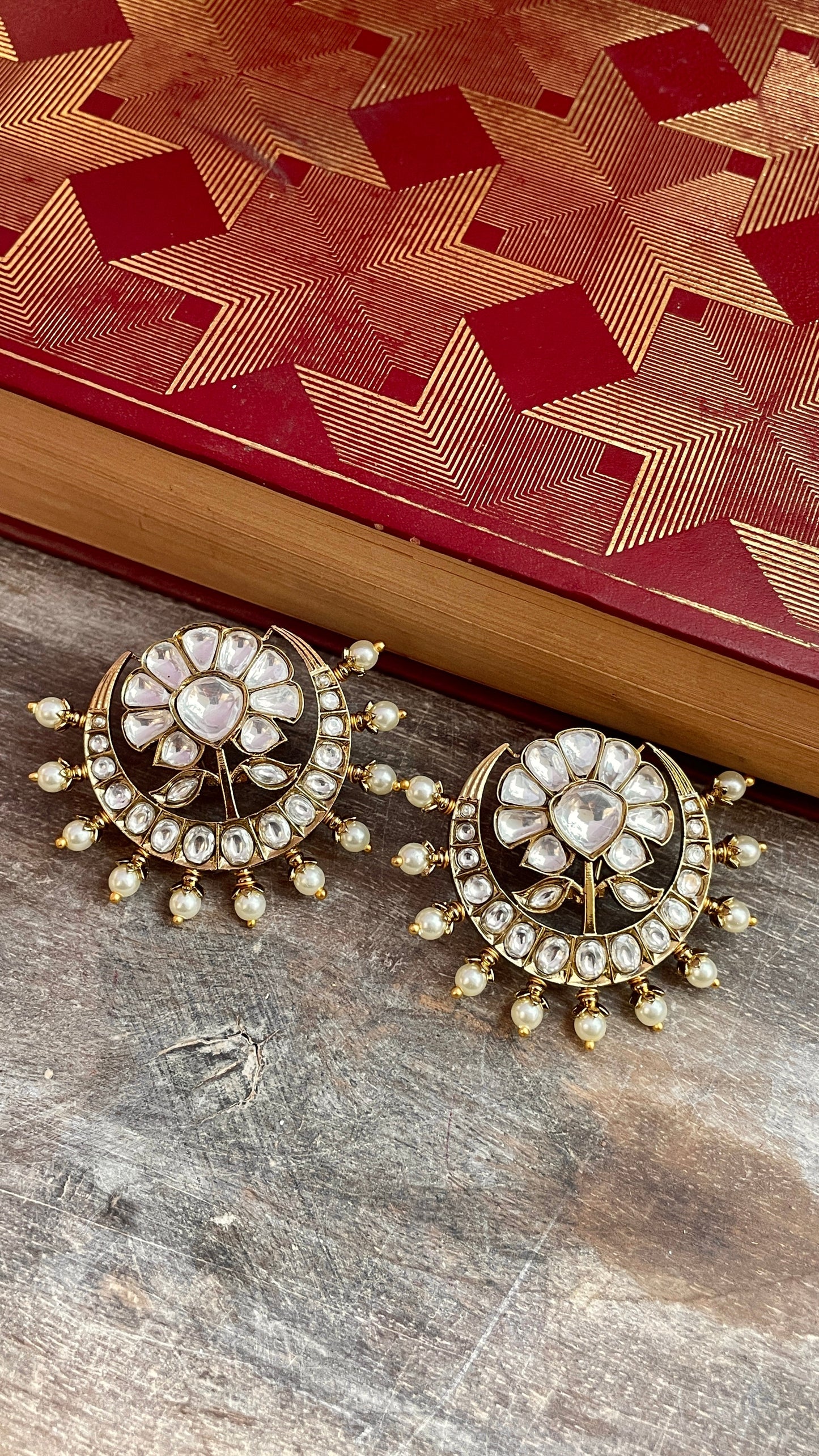 Padmakshi Polki Pearl Necklace