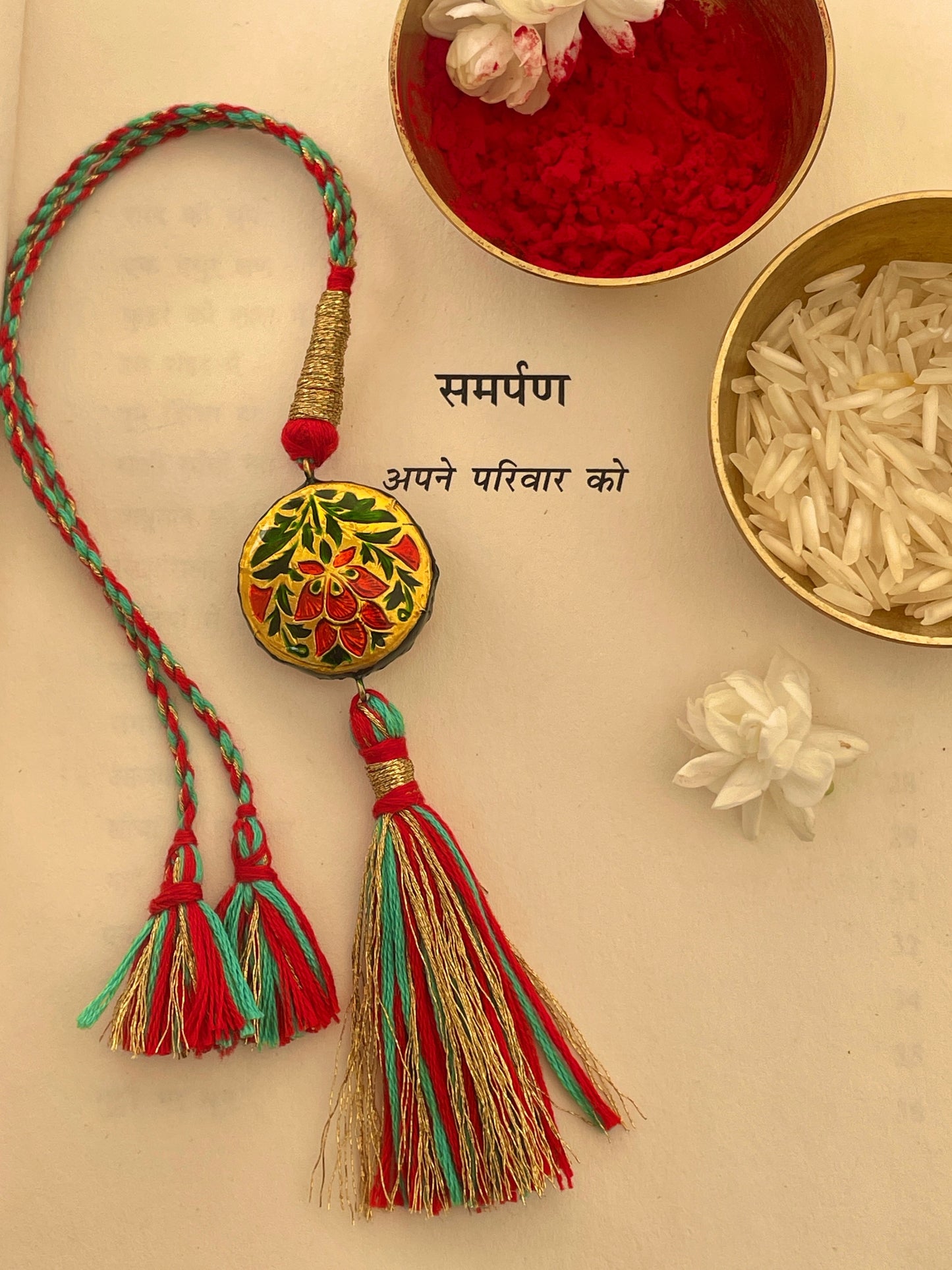 Pre Order - Raksha Enamelled Reversible Lumba