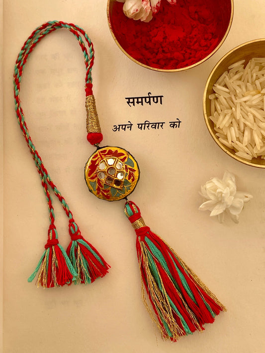 Pre Order - Raksha Enamelled Reversible Lumba