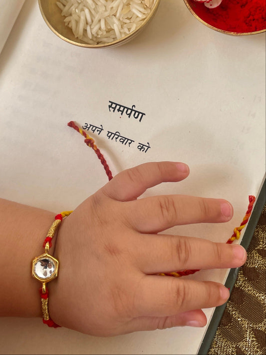 Pre Order - Nanhi Dor Polki Baby Rakhi