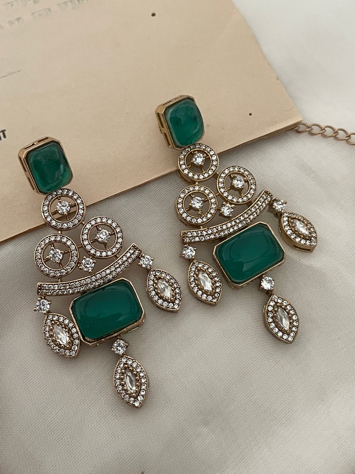 Pre Order – Ranjana Zircon Necklace Set
