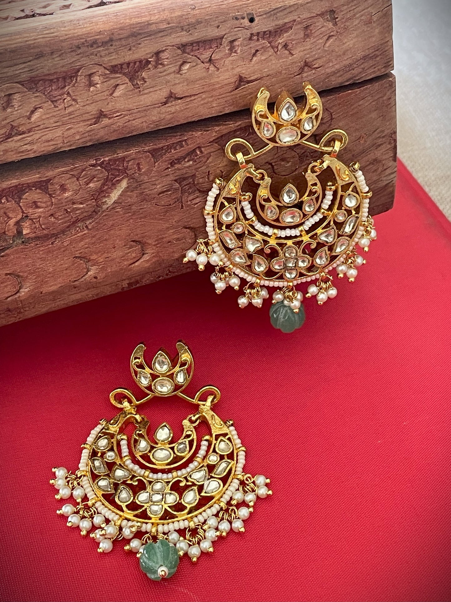 Rabhya Polki Chaandbaali Earrings