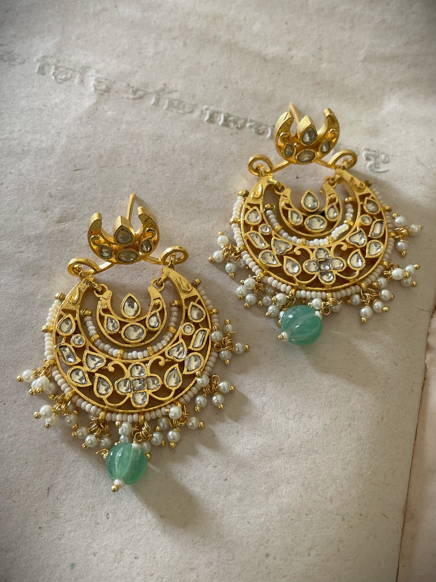 Rabhya Polki Chaandbaali Earrings