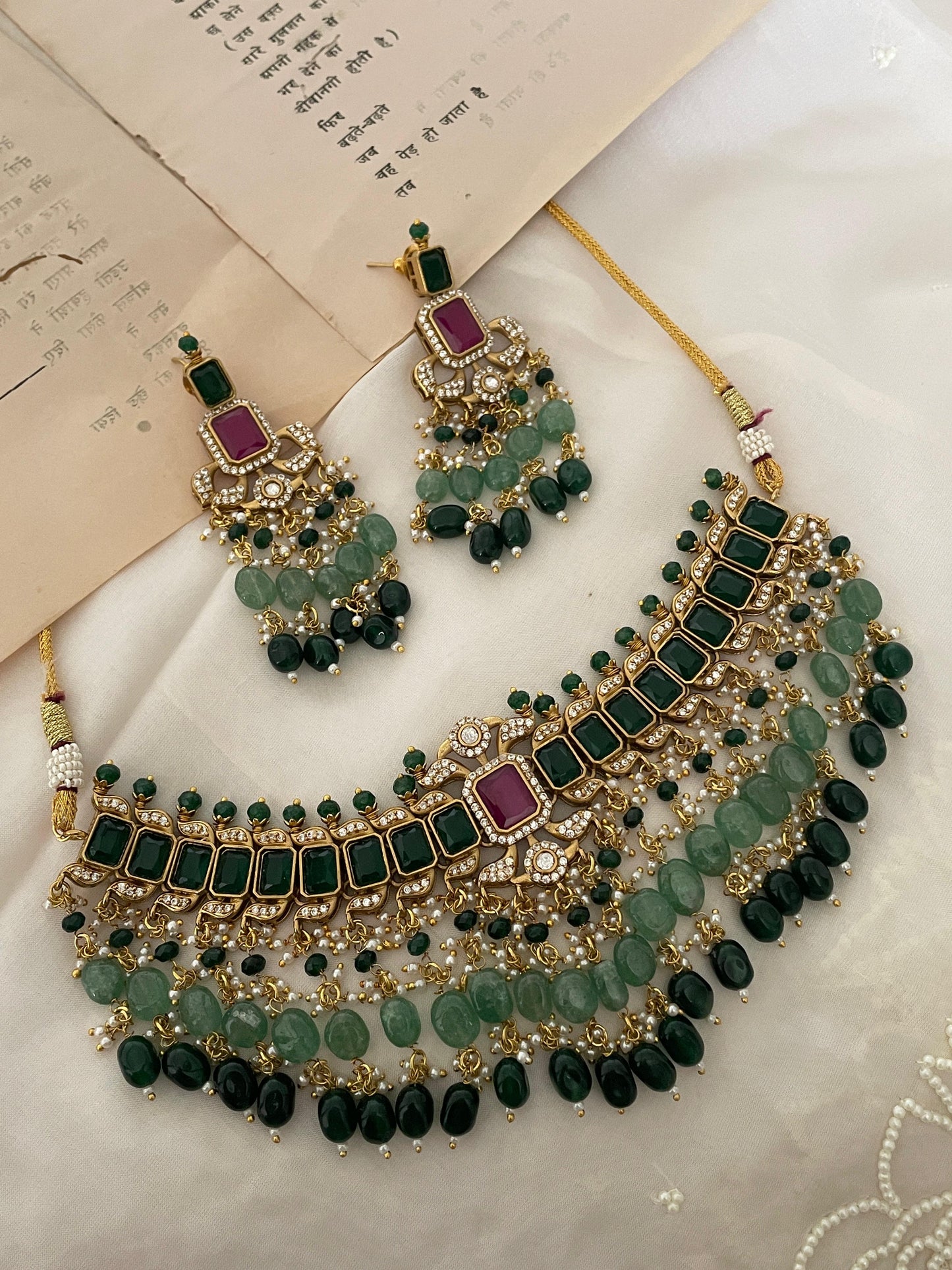 Pre Order – Vandana Polki Necklace Set